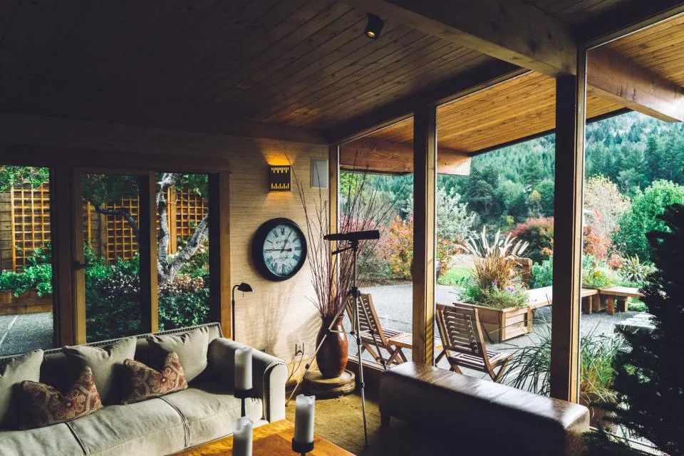 Covered patio